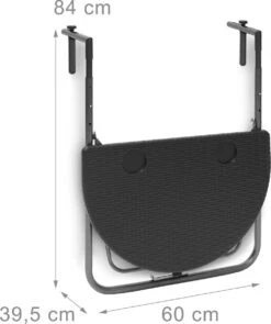 Relaxdays Balkontafel Inklapbaar, Balkon Tafel Rotan, Hangtafel Reling - Zwart 23 Relaxdays Balkontafel Inklapbaar, Balkon Tafel Rotan, Hangtafel Reling - Zwart -Fijne Tuinmeubelwinkel 1006x1200 3