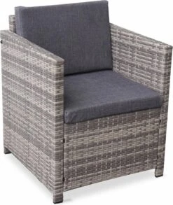 Alice's Garden Loungeset Perugia - 4 Plaatsen - Kleine Tuinset - Wicker - Grijstinten -Fijne Tuinmeubelwinkel 1012x1200 1