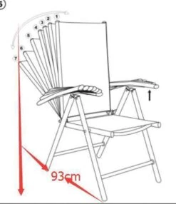 Tuinstoel Standenstoel Aluminium Antraciet 7 Standen Per 2 Stuks 7 Tuinstoel Standenstoel Aluminium Antraciet 7 Standen Per 2 Stuks -Fijne Tuinmeubelwinkel 1038x1200