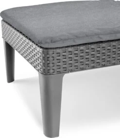 Allibert Jaipur Ligbed - 58x187,5x29 Cm - Grafiet -Fijne Tuinmeubelwinkel 1042x1200