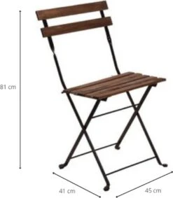 Wooners® Bistroset - Tuintafel Met Twee Stoelen - Metaal En Hout - Zwart -Fijne Tuinmeubelwinkel 1046x1200 2