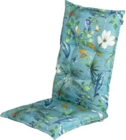 Hartman - Tuinkussen - Hoge Rug - 123x50 Cm - Josy Blauw - Standenstoel