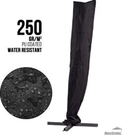 MaxxGarden Parasolhoes - Afdekhoes Voor Zweefparasol - Beschermhoes - 200-400 Cm - Met Rits En Trekkoord - Zwart 12 MaxxGarden Parasolhoes - Afdekhoes Voor Zweefparasol - Beschermhoes - 200-400 Cm - Met Rits En Trekkoord - Zwart -Fijne Tuinmeubelwinkel 1081x1200