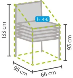 Weersbestendige Beschermhoes Stoel (4 Tot 6 Stapelstoelen) | 66 X 95 X 133/93 Cm (L) | Premium | Waterproof | TÜV Rheinland Gecertificeerd | Hoes Voor Tuin | Waterdicht | Solution Dyed (verkleuring Onmogelijk) | Grijs / Antraciet 13 Weersbestendige Beschermhoes Stoel (4 Tot 6 Stapelstoelen) | 66 X 95 X 133/93 Cm (L) | Premium | Waterproof | TÜV Rheinland Gecertificeerd | Hoes Voor Tuin | Waterdicht | Solution Dyed (verkleuring Onmogelijk) | Grijs / Antraciet -Fijne Tuinmeubelwinkel 1119x1200