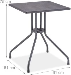 Relaxdays Tuintafel Vierkant - Buitentafel - Kleine Eettafel Tuin - Balkontafel Kunststof 10 Relaxdays Tuintafel Vierkant - Buitentafel - Kleine Eettafel Tuin - Balkontafel Kunststof -Fijne Tuinmeubelwinkel 1134x1200 2