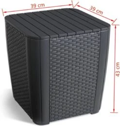 ALLIBERT Keter Luzon Opbergtafel - 39x39x43cm - Donkergrijs 27 ALLIBERT Keter Luzon Opbergtafel - 39x39x43cm - Donkergrijs -Fijne Tuinmeubelwinkel 1144x1200 1