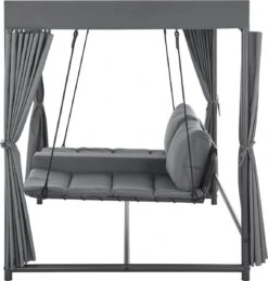 Schommelbank / Ligbank Kassandra - Donkergrijs -Fijne Tuinmeubelwinkel 1145x1200 1
