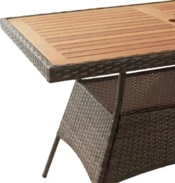 Teamson Home 5-Delig Diningset - Tuinset - Tuinmeubelen - Tafel En 4 Stoelen - Voor Maximaal 4 Personen - Massief Houten Tafelblad - Bruin - 244 X 132 X 84 (cm) 17 Teamson Home 5-Delig Diningset - Tuinset - Tuinmeubelen - Tafel En 4 Stoelen - Voor Maximaal 4 Personen - Massief Houten Tafelblad - Bruin - 244 X 132 X 84 (cm) -Fijne Tuinmeubelwinkel 1145x1200 3