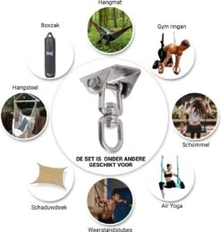 Ophangsysteem - Plafondhaak RVS - Ophanghaak TRX - Hangstoel Buiten - Hangstoel Binnen – Schommelstoel - Schommel - Bokszakken - RVS - 300kg 11 Ophangsysteem - Plafondhaak RVS - Ophanghaak TRX - Hangstoel Buiten - Hangstoel Binnen – Schommelstoel - Schommel - Bokszakken - RVS - 300kg -Fijne Tuinmeubelwinkel 1146x1200 1
