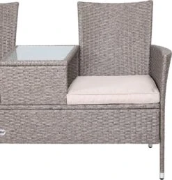 Casaria Tuinbank Polyrattan - 2-Zits Incl.Tafel - Weerbestendig Beige 17 Casaria Tuinbank Polyrattan - 2-Zits Incl.Tafel - Weerbestendig Beige -Fijne Tuinmeubelwinkel 1147x1200 2