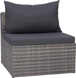 VidaXL 3-delige Loungeset Met Kussens Poly Rattan Grijs -Fijne Tuinmeubelwinkel 1165x1200 1