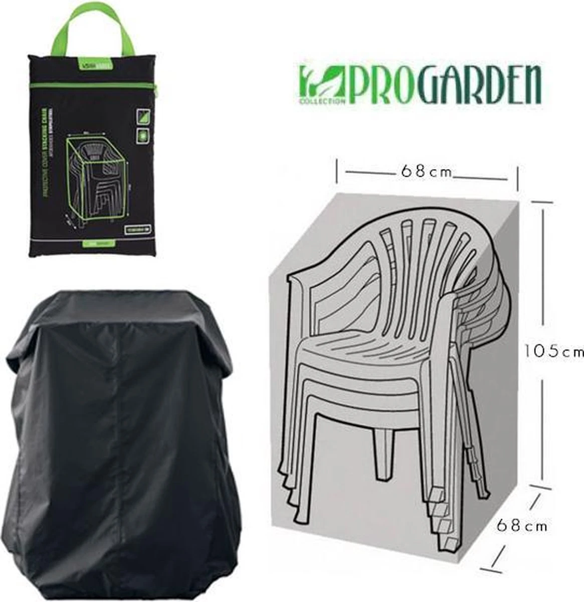 Pro Garden ProGarden Opberghoes Tuinstoelen | 68 X 68 X 105 Cm 2 Pro Garden ProGarden Opberghoes Tuinstoelen | 68 X 68 X 105 Cm - Afbeelding 2
