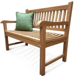 Merkloos TIERRA | Tuinbank Van Teak Comfort Plus + | 150 Cm - 3-Persoons / 3-Zits | Naturel / Original | BONANY Luxe | Geschuurd & Olie Op Waterbasis | Klassiek & Traditioneel | Stevig | Tuinzetel | Bank Voor Tuin -Fijne Tuinmeubelwinkel 1171x1200
