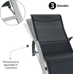 MaxxGarden Ligbed Set - 2 Stuks Zwart - Met Tafel - Sun Loungers - Loungebed 11 MaxxGarden Ligbed Set - 2 Stuks Zwart - Met Tafel - Sun Loungers - Loungebed -Fijne Tuinmeubelwinkel 1191x1200 3