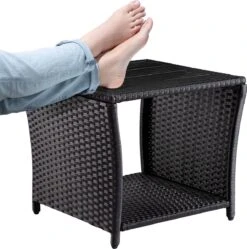 Casaria Polyrattan Bijzettafel - WPC Tafelblad 45x45x40cm – Zwart 13 Casaria Polyrattan Bijzettafel - WPC Tafelblad 45x45x40cm – Zwart -Fijne Tuinmeubelwinkel 1191x1200 5