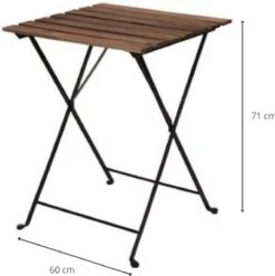 Wooners® Bistroset - Tuintafel Met Twee Stoelen - Metaal En Hout - Zwart -Fijne Tuinmeubelwinkel 1193x1200 6