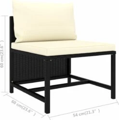 VidaXL 4-delige Loungeset Met Kussens Poly Rattan Zwart 20 VidaXL 4-delige Loungeset Met Kussens Poly Rattan Zwart -Fijne Tuinmeubelwinkel 1194x1200 1