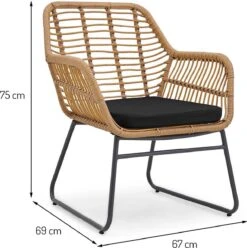 Milton & Oldbrook Tuinset 4-delig Kilsund Naturel -Fijne Tuinmeubelwinkel 1196x1200 5