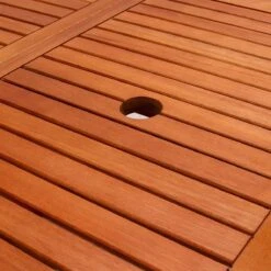 Merkloos Tuintafel Acaciahout - 160x85x75cm - FSC-gecertificeerd 11 Merkloos Tuintafel Acaciahout - 160x85x75cm - FSC-gecertificeerd -Fijne Tuinmeubelwinkel 1198x1200 6