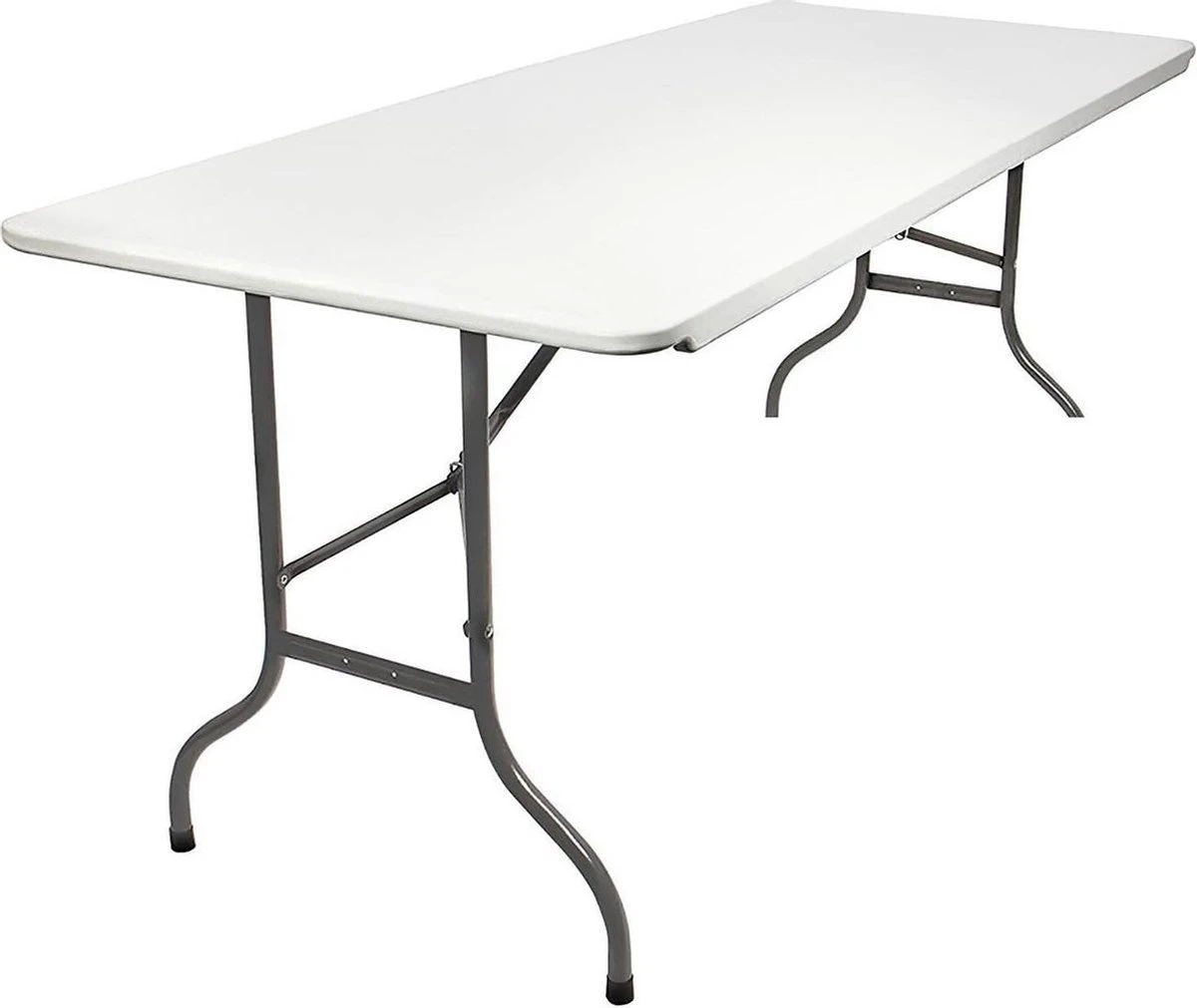 MaxxGarden Vouwtafel - Opvouwbare Kampeer Tafel - Tuin - Camping - Binnen - Weersbestendig - 180 X 74 X 74cm- Wit 1 MaxxGarden Vouwtafel - Opvouwbare Kampeer Tafel - Tuin - Camping - Binnen - Weersbestendig - 180 X 74 X 74cm- Wit