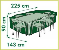 Nature - Tuinmeubelhoes - Beschermhoes Voor Tafel (rechthoekig) - H90 X 225 X 143cm 7 Nature - Tuinmeubelhoes - Beschermhoes Voor Tafel (rechthoekig) - H90 X 225 X 143cm -Fijne Tuinmeubelwinkel 1200x1018
