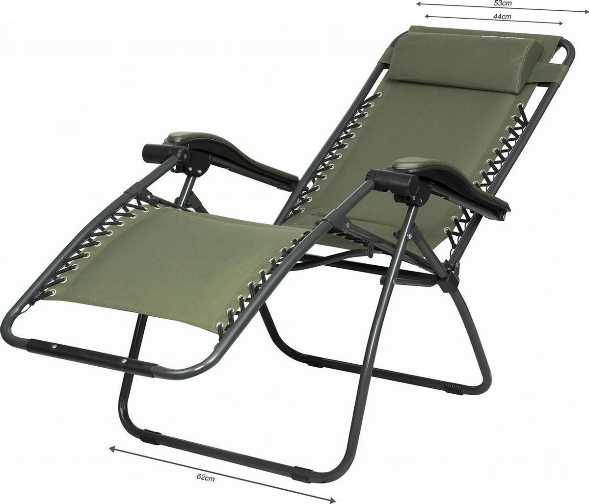 Capture Outdoor, Opklapbare Luxe Ligstoel "Relax RZ-1", Verstelbare Rugleuning, Luxe Armleuningen, Opgespannen Gevoerd Doek, Afneembaar Kussen, … 6 Capture Outdoor, Opklapbare Luxe Ligstoel "Relax RZ-1", Verstelbare Rugleuning, Luxe Armleuningen, Opgespannen Gevoerd Doek, Afneembaar Kussen, … - Afbeelding 6