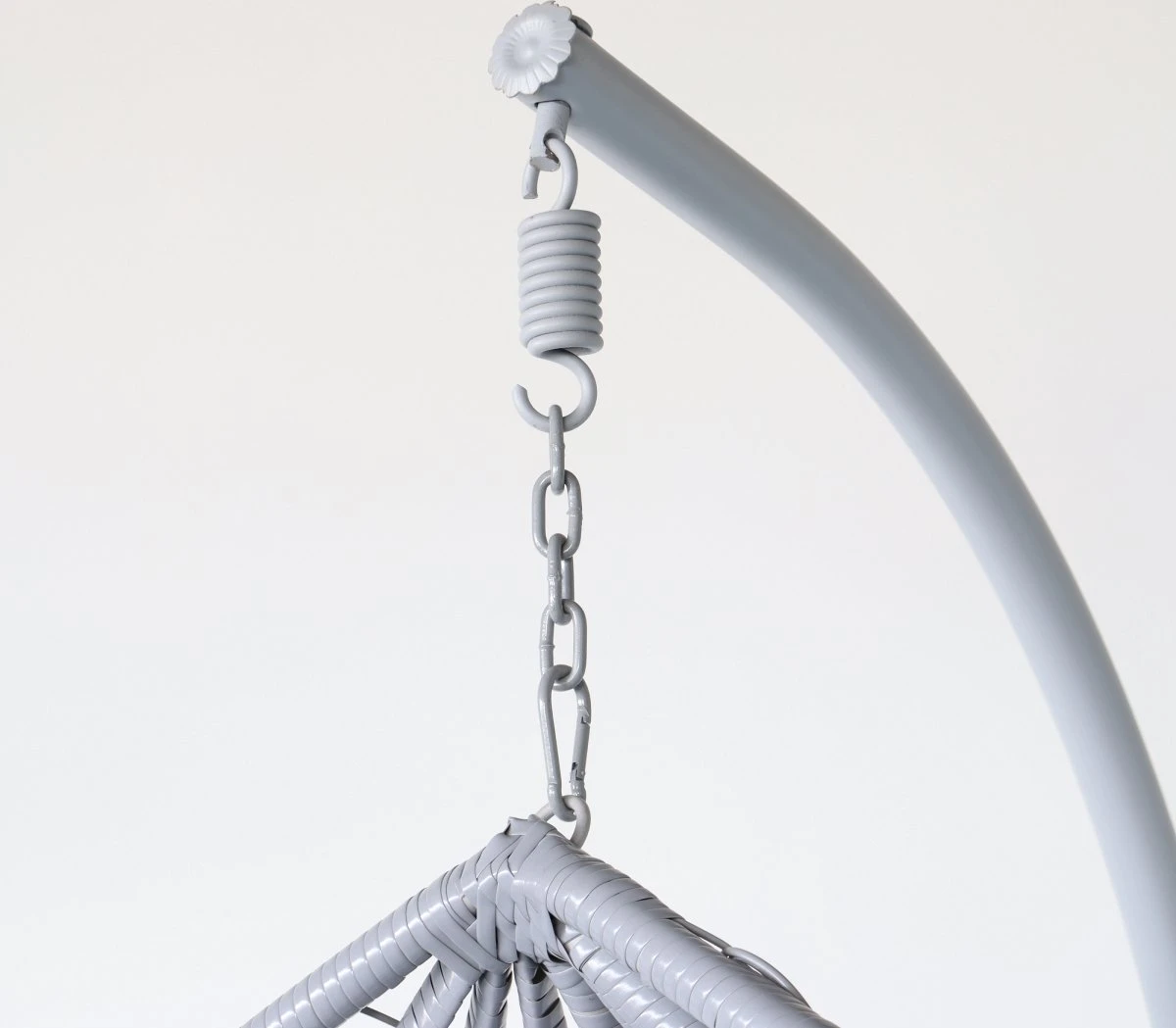 Egg Hangstoel Roundabout Grijs 3 Egg Hangstoel Roundabout Grijs - Afbeelding 3