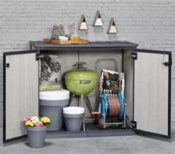 Keter Patio Store Opbergkast - 139,5x77x120cm - Grijs -Fijne Tuinmeubelwinkel 1200x1061 1