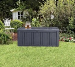 Keter Rockwood Opbergbox - 570L - 155x72,4x64,4cm - Grafiet -Fijne Tuinmeubelwinkel 1200x1061 2