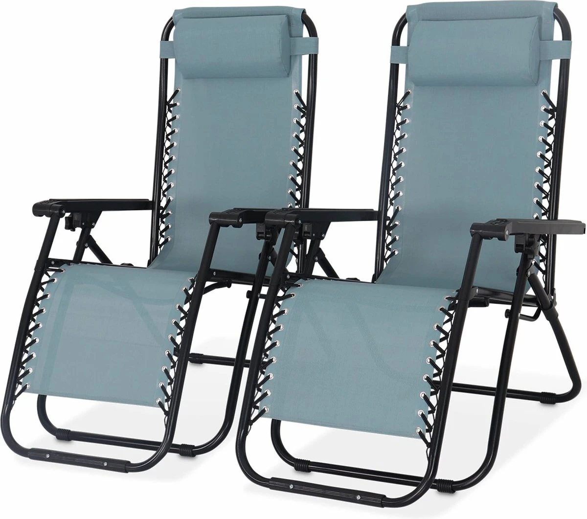 Alice's Garden Campingstoel PATRICK - Set Van 2 - Opvouwbaar - Verstelbaar - Smaragdgroen 1 Alice's Garden Campingstoel PATRICK - Set Van 2 - Opvouwbaar - Verstelbaar - Smaragdgroen