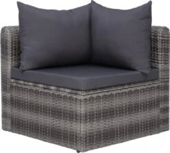 VidaXL 3-delige Loungeset Met Kussens Poly Rattan Grijs -Fijne Tuinmeubelwinkel 1200x1078 3