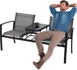 Pro Garden ProGarden Tuinbankje Met Tafel Tweepersoons 7 Pro Garden ProGarden Tuinbankje Met Tafel Tweepersoons -Fijne Tuinmeubelwinkel 1200x1081