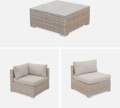 Alice's Garden Loungeset Napoli - 5 Plaatsen - Wicker - 6 Elementen - Beige/Beige 14 Alice's Garden Loungeset Napoli - 5 Plaatsen - Wicker - 6 Elementen - Beige/Beige -Fijne Tuinmeubelwinkel 1200x1088 1