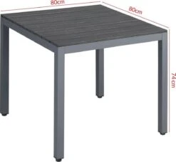 Tuinset 4 + 1 Klapstoelen Tuintafel – Aluminium 80x80cm - Grijs 23 Tuinset 4 + 1 Klapstoelen Tuintafel – Aluminium 80x80cm - Grijs -Fijne Tuinmeubelwinkel 1200x1102 3