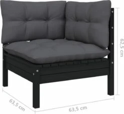 VidaXL 3-delige Loungeset Met Kussens Massief Grenenhout Zwart 20 VidaXL 3-delige Loungeset Met Kussens Massief Grenenhout Zwart -Fijne Tuinmeubelwinkel 1200x1103