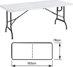MaxxGarden Klaptafel - Inklapbare Tafel - Opvouwbare Tuintafel - Weerbestendig - Inclusief Handvat - 180x70x74 17 MaxxGarden Klaptafel - Inklapbare Tafel - Opvouwbare Tuintafel - Weerbestendig - Inclusief Handvat - 180x70x74 -Fijne Tuinmeubelwinkel 1200x1105 2
