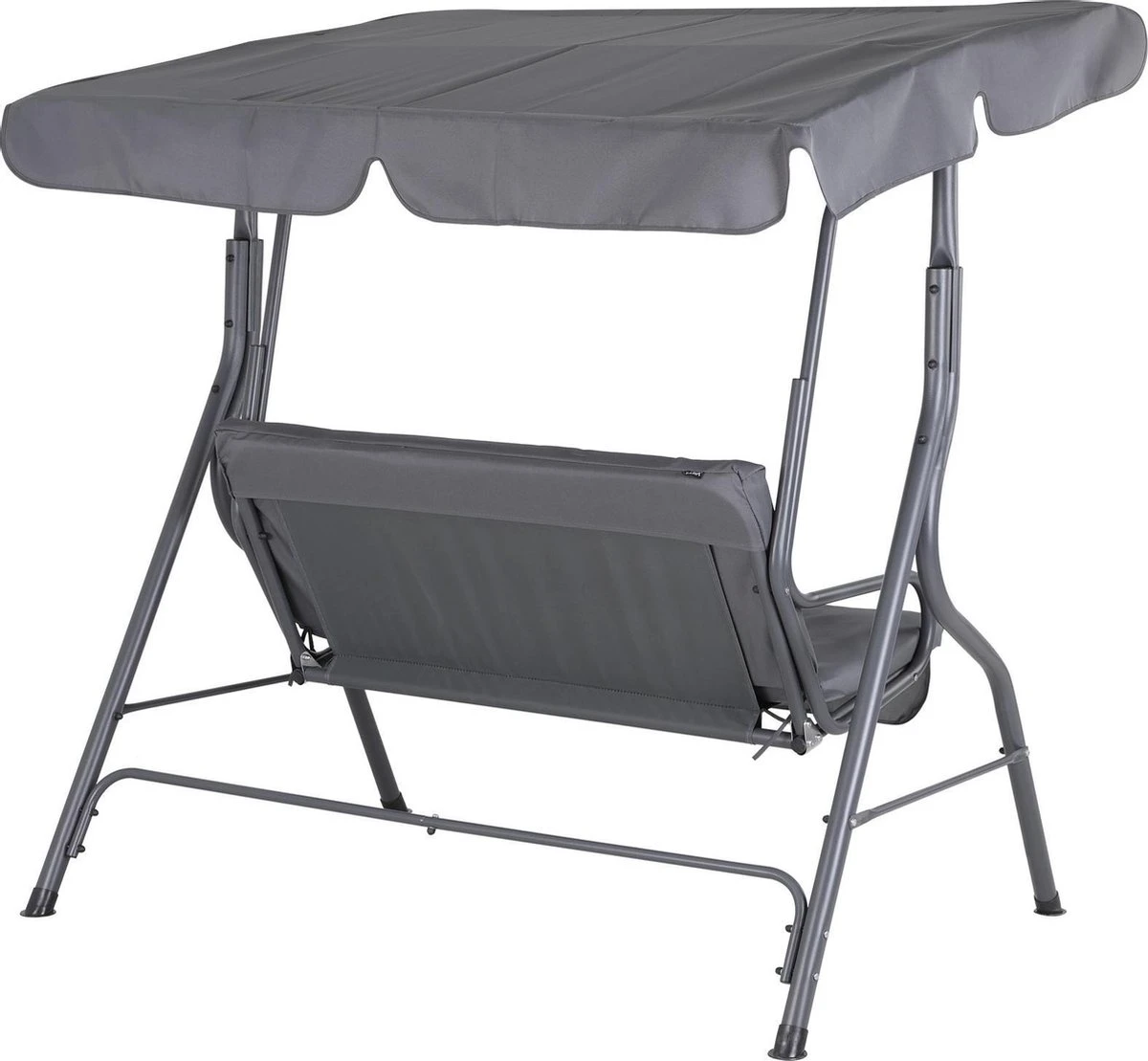 Merkloos Casaria Hollywood Schommel - Antraciet - Incl. Zonnekap 7 Merkloos Casaria Hollywood Schommel - Antraciet - Incl. Zonnekap - Afbeelding 7