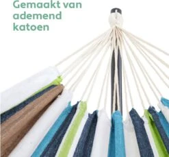 Vita5 Hangmat Met Standaard – 2 Persoons – Incl. Bekerhouder – 205kg Draaggewicht – Groen/Blauw 21 Vita5 Hangmat Met Standaard – 2 Persoons – Incl. Bekerhouder – 205kg Draaggewicht – Groen/Blauw -Fijne Tuinmeubelwinkel 1200x1111 2