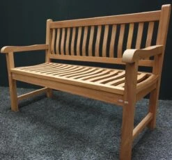 Merkloos TIERRA | Tuinbank Van Teak Comfort Plus + | 150 Cm - 3-Persoons / 3-Zits | Naturel / Original | BONANY Luxe | Geschuurd & Olie Op Waterbasis | Klassiek & Traditioneel | Stevig | Tuinzetel | Bank Voor Tuin -Fijne Tuinmeubelwinkel 1200x1118