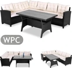 Casaria Polyrattan Tuinset - 15 Delig Voor 6 Personen – Crème Zwart 12 Casaria Polyrattan Tuinset - 15 Delig Voor 6 Personen – Crème Zwart -Fijne Tuinmeubelwinkel 1200x1131 8