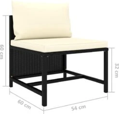 VidaXL 4-delige Loungeset Met Kussens Poly Rattan Zwart 31 VidaXL 4-delige Loungeset Met Kussens Poly Rattan Zwart -Fijne Tuinmeubelwinkel 1200x1141