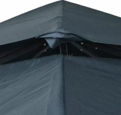 Outsunny Vervangend Dak Voor Metalen Tuinpaviljoen Paviljoen Partytent Tuintent 3x3 84C-041 -Fijne Tuinmeubelwinkel 1200x1145 5