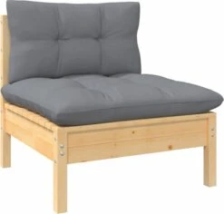 VidaXL 3-delige Loungeset Met Grijze Kussens Massief Grenenhout 31 VidaXL 3-delige Loungeset Met Grijze Kussens Massief Grenenhout -Fijne Tuinmeubelwinkel 1200x1148