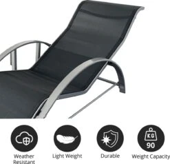 MaxxGarden Ligbed Set - 2 Stuks Zwart - Met Tafel - Sun Loungers - Loungebed 14 MaxxGarden Ligbed Set - 2 Stuks Zwart - Met Tafel - Sun Loungers - Loungebed -Fijne Tuinmeubelwinkel 1200x1155 1