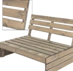 Pro Garden Palletbank - 120 Cm - 2-zits -Fijne Tuinmeubelwinkel 1200x1158 1