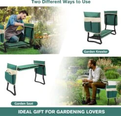 Uten - Kniebankje Tuin - Knie Steun - Tuinkruk Inklapbaar - Kniesteun Tuinieren - Kniekussen - Tot 150 Kg - Groen 23 Uten - Kniebankje Tuin - Knie Steun - Tuinkruk Inklapbaar - Kniesteun Tuinieren - Kniekussen - Tot 150 Kg - Groen -Fijne Tuinmeubelwinkel 1200x1158 3