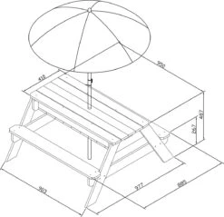 AXI Nick Zand & Water Picknicktafel In Antraciet/Bruin - Parasol Blauw/Wit - Picknick Tafel Voor Kinderen Van Hout 17 AXI Nick Zand & Water Picknicktafel In Antraciet/Bruin - Parasol Blauw/Wit - Picknick Tafel Voor Kinderen Van Hout -Fijne Tuinmeubelwinkel 1200x1159 1