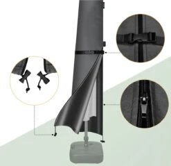 Kingsleeve Parasolhoes Tot Ø 330cm - Weerbestendig Robuust - Grijs 19 Kingsleeve Parasolhoes Tot Ø 330cm - Weerbestendig Robuust - Grijs -Fijne Tuinmeubelwinkel 1200x1163 1
