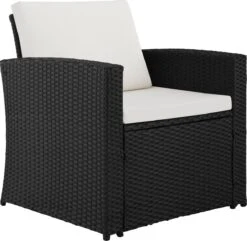 Tectake - Wicker Zitgroep Tuinset Lucca - Zwart - 404131 15 Tectake - Wicker Zitgroep Tuinset Lucca - Zwart - 404131 -Fijne Tuinmeubelwinkel 1200x1170 4