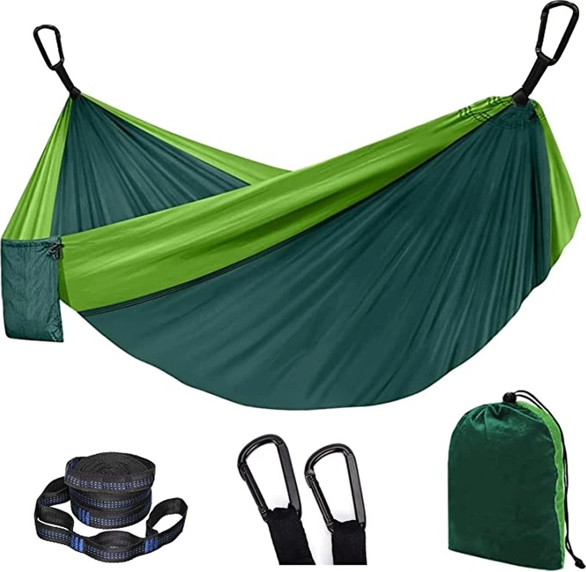 Fuegobird Hangmat Dubbele En Enkele Draagbare Hangmat Met Boomtouwen, Lichtgewicht Nylon Parachute-hangmatten Camping 1 Fuegobird Hangmat Dubbele En Enkele Draagbare Hangmat Met Boomtouwen, Lichtgewicht Nylon Parachute-hangmatten Camping